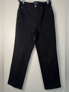 Cambio Men's Black Straight-Leg Jeans